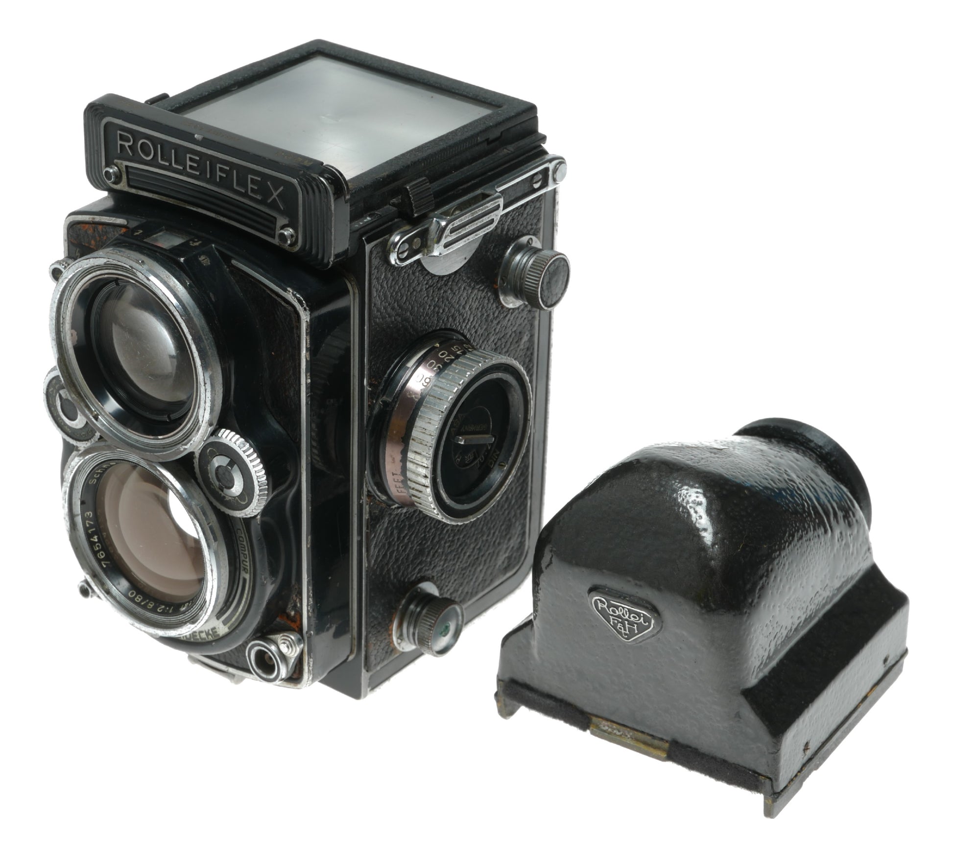 Rollei Rolleiflex Vintage TLR Camera with Schneider-Kreuznach Xenotar 80mm f/2.8 Lens - View 8