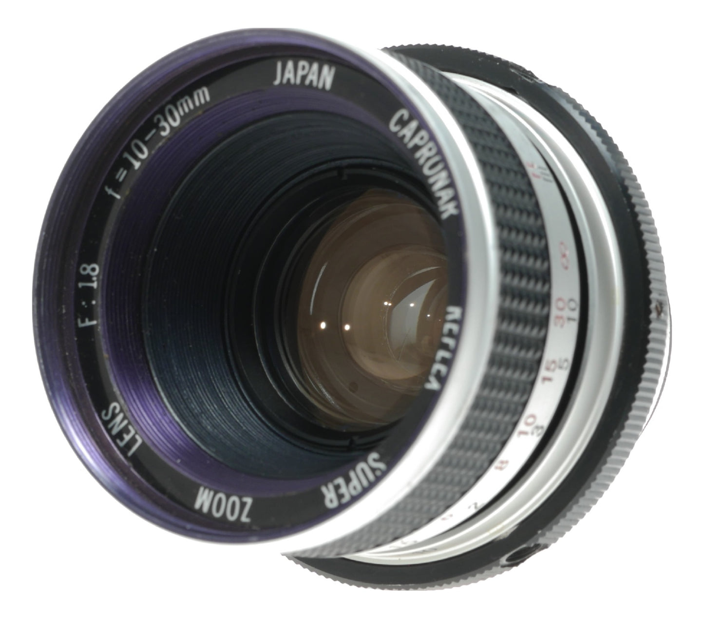 Capronar Reflex Super Zoom Lens f/1.8 10-30mm Vintage Japanese Camera Lens - View 3