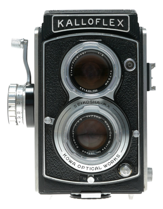 Kalloflex Vintage TLR Camera with Kowa Optical Works 75mm f/3.5 Seikosha-MX Lens