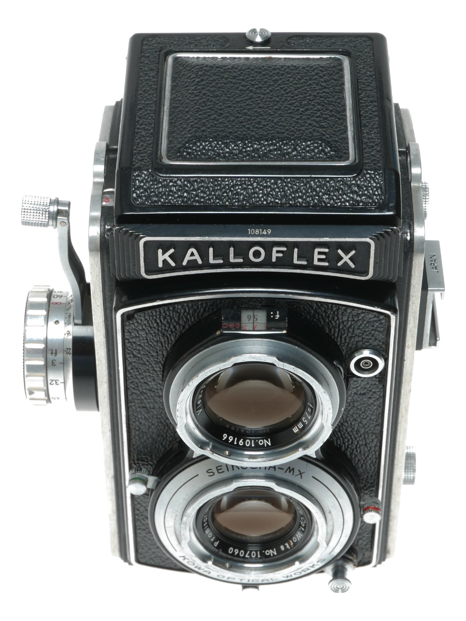 Kalloflex Vintage TLR Camera with Kowa Optical Works 75mm f/3.5 Seikosha-MX Lens - View 3