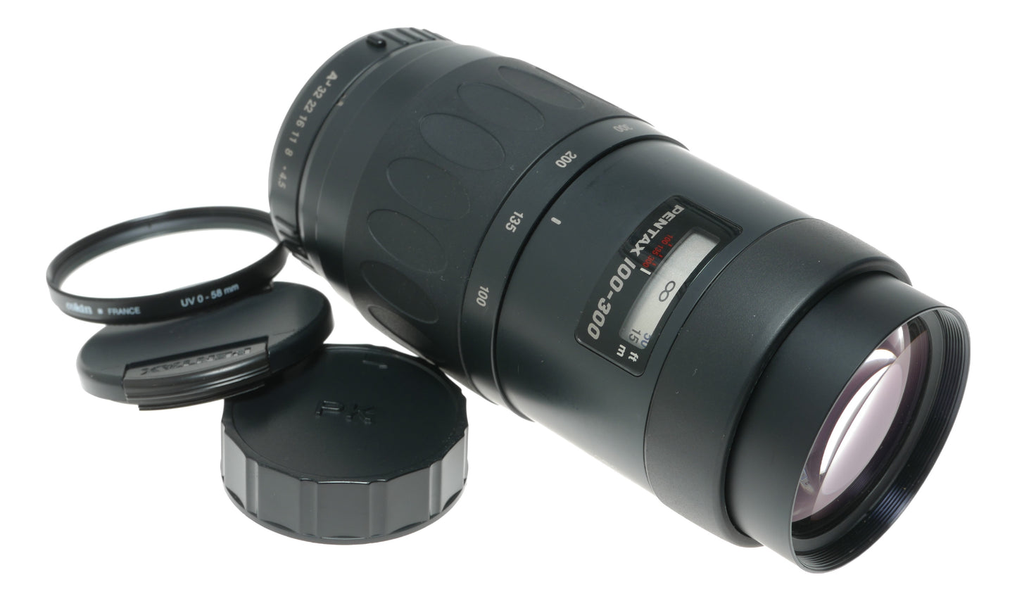 Pentax SMC PENTAX-F 100-300mm f/4.5-5.6 Zoom Lens with Hoya UV Filter