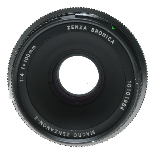 Zenza Bronica Macro Zenzanon-E 100mm f/4 Vintage Camera Lens Made in Japan