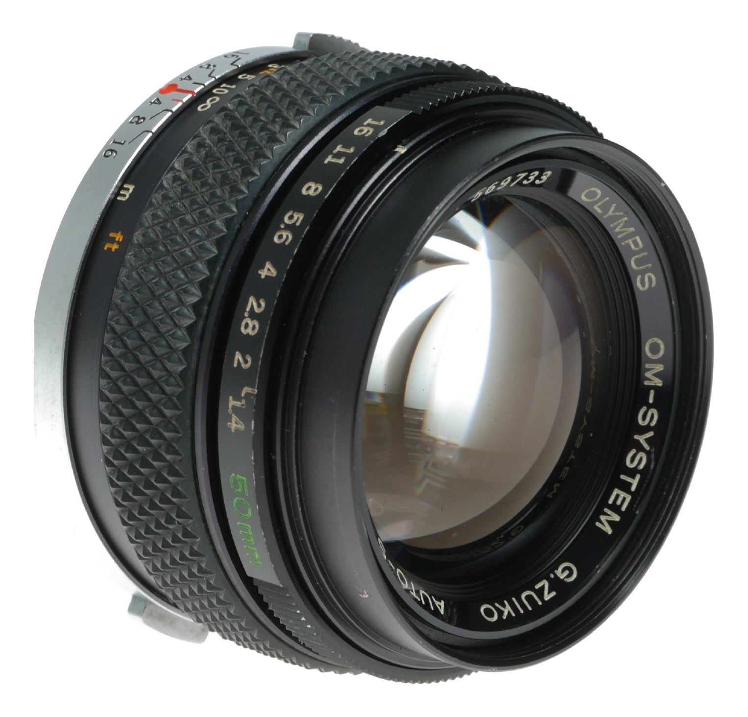 Olympus OM-System G.Zuiko Auto-S 50mm f/1.4 Vintage Prime Lens - View 6