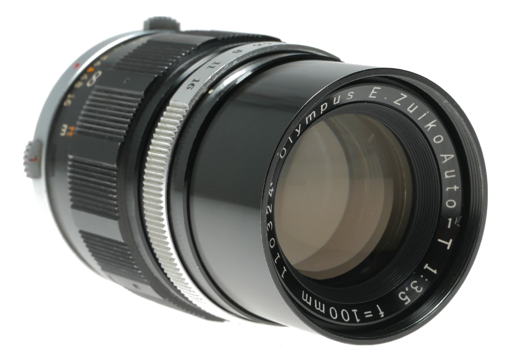Olympus E. Zuiko Auto-T 100mm f/3.5 Vintage Prime Lens Made in Japan - View 5