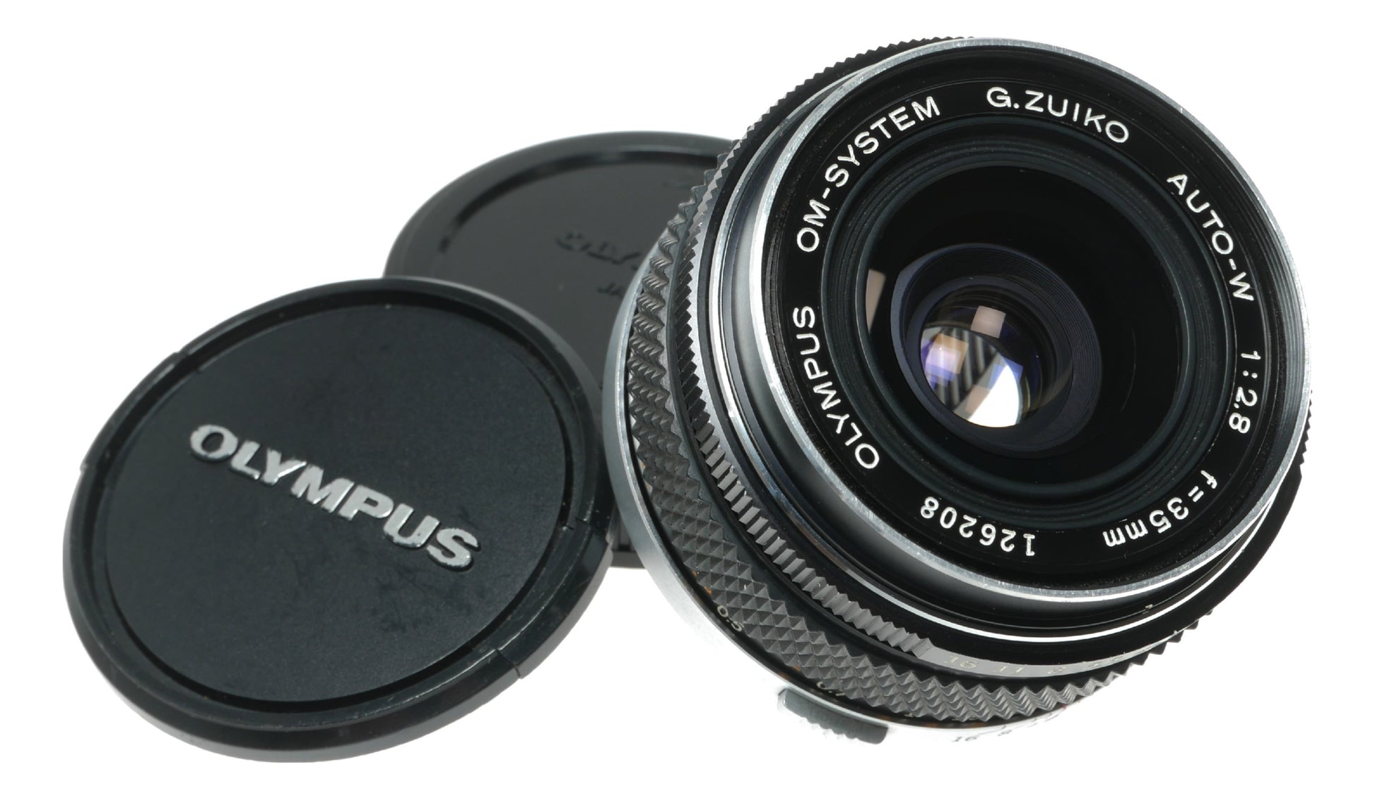 Olympus Zuiko Auto-W 35mm f/2.8 OM-System Lens Made in Japan