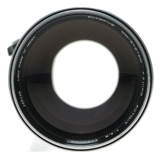 Olympus OM-System F.Zuiko Auto-T 300mm f/4.5 Telephoto Lens Made in Japan - View 2