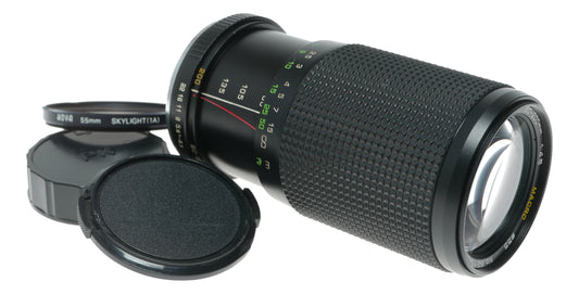 Rokinon 80-200mm f/4.5 Auto Zoom Macro Lens with Skylight Filter, PK Mount, Made in Japan