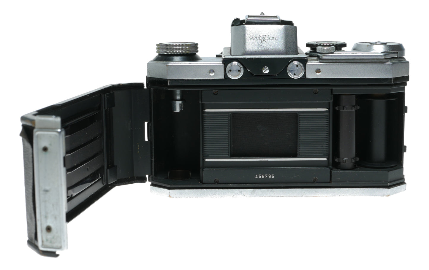 Edixa-MAT Reflex Mod. B-L Vintage SLR Camera with Steinheil München Edixa-Auto-Cassaron 50mm f/2.8 Lens - View 7