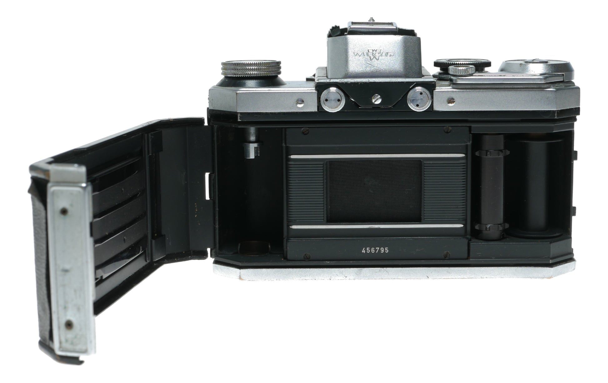 Edixa-MAT Reflex Mod. B-L Vintage SLR Camera with Steinheil München Edixa-Auto-Cassaron 50mm f/2.8 Lens - View 7