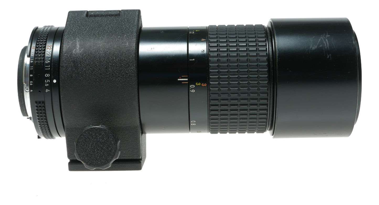 Nikon Micro-Nikkor 200mm f/4 Manual Focus Lens - View 5
