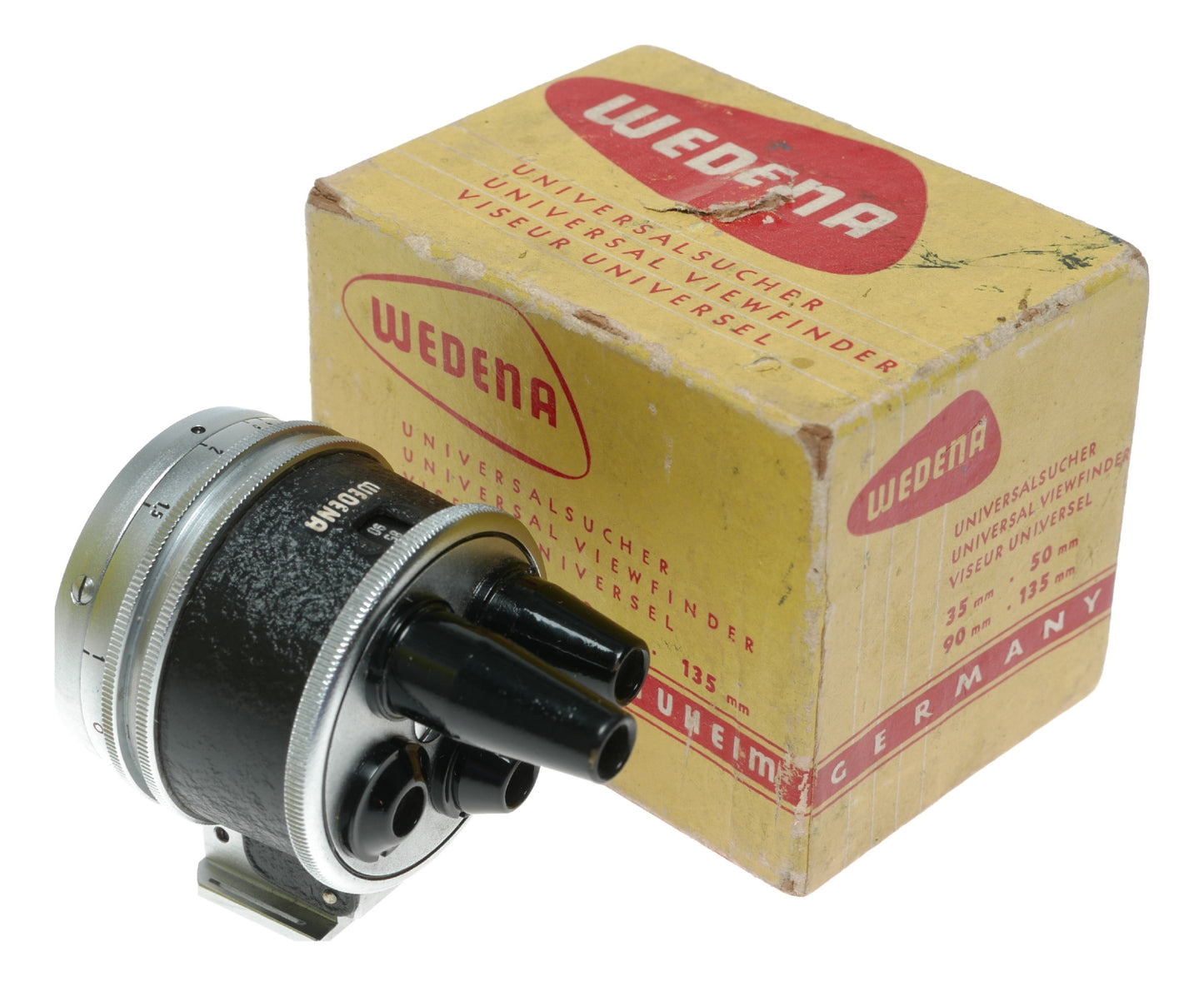 Wedena Universal Viewfinder for 35mm to 90mm Lenses - German Made Accessory