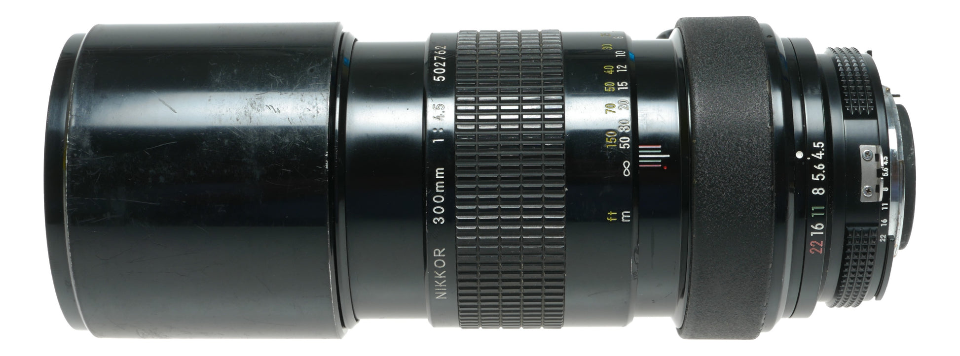 Nikon Nikkor 300mm f/4.5 Manual Focus Telephoto Lens - View 7