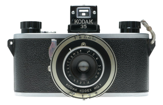 Kodak 35 Rangefinder Vintage Film Camera with Anostar Lens f/5.6