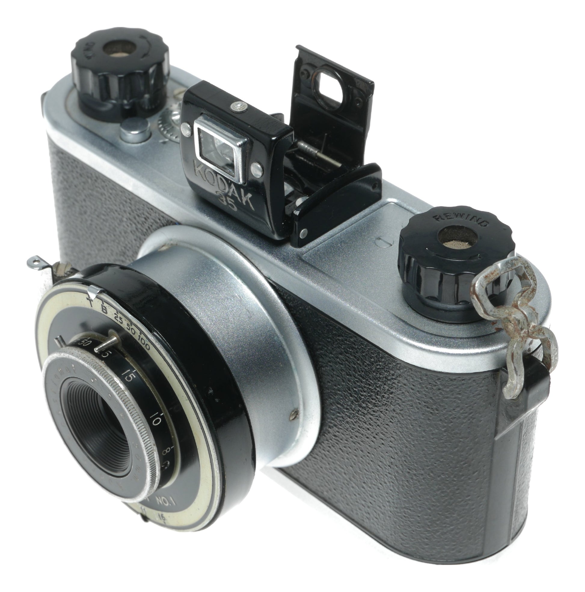 Kodak 35 Rangefinder Vintage Film Camera with Anostar Lens f/5.6 - View 2