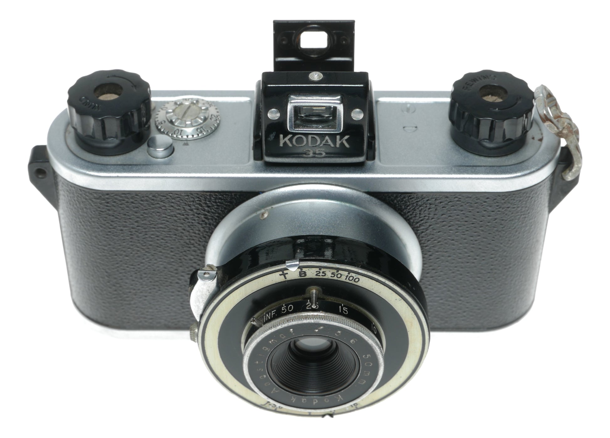 Kodak 35 Rangefinder Vintage Film Camera with Anostar Lens f/5.6 - View 3