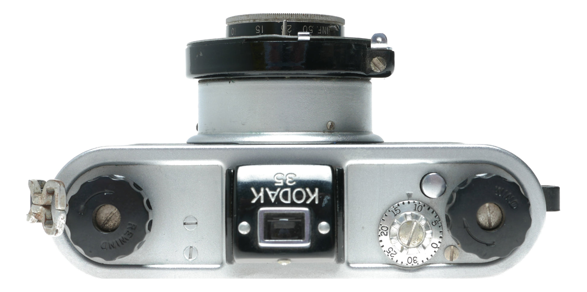 Kodak 35 Rangefinder Vintage Film Camera with Anostar Lens f/5.6 - View 6