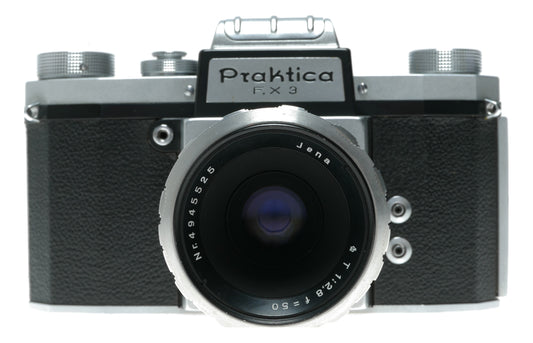 Praktica FX 3 Vintage SLR Camera with 50mm f/2.8 Lens from Germany