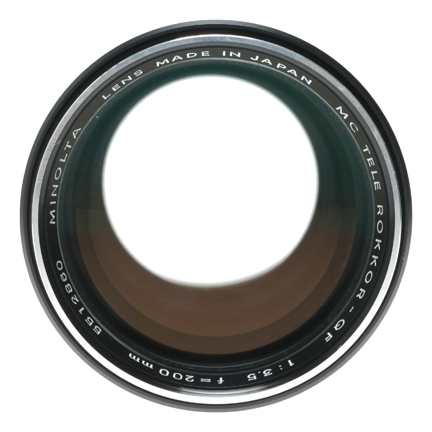Minolta MC Tele Rokkor-QF 200mm f/3.5 Vintage Camera Lens Made in Japan - View 2