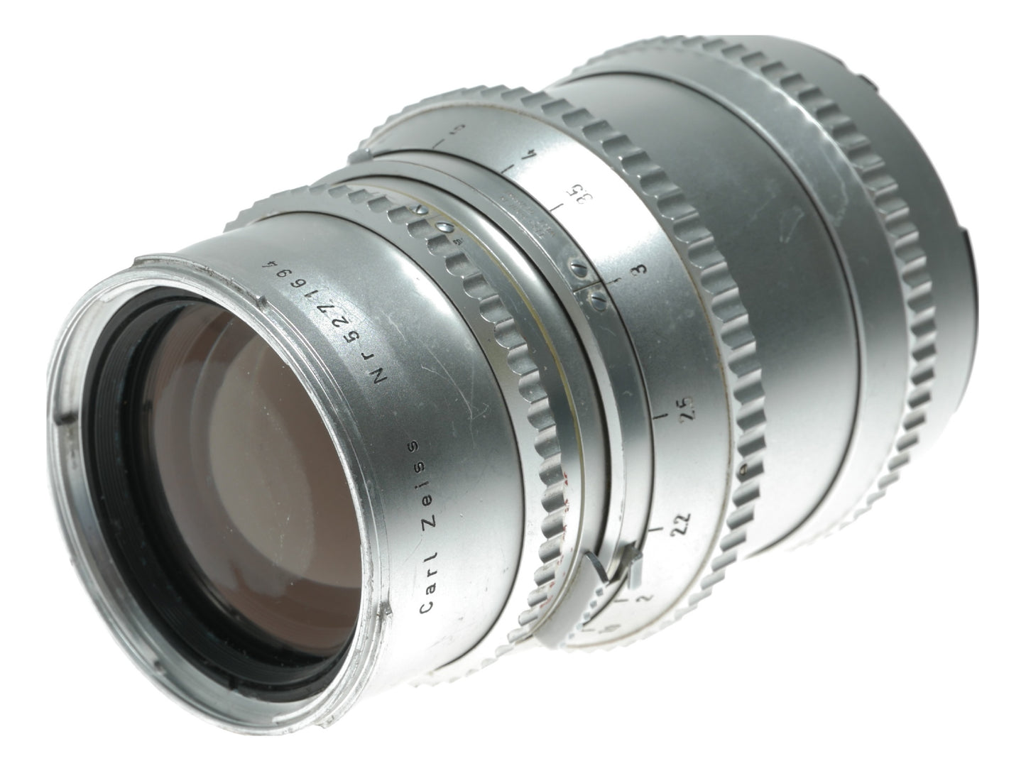 Carl Zeiss Sonnar 150mm f/4 Vintage Lens with Synchro-Compur Shutter, Leitz Made in West Germany - View 4