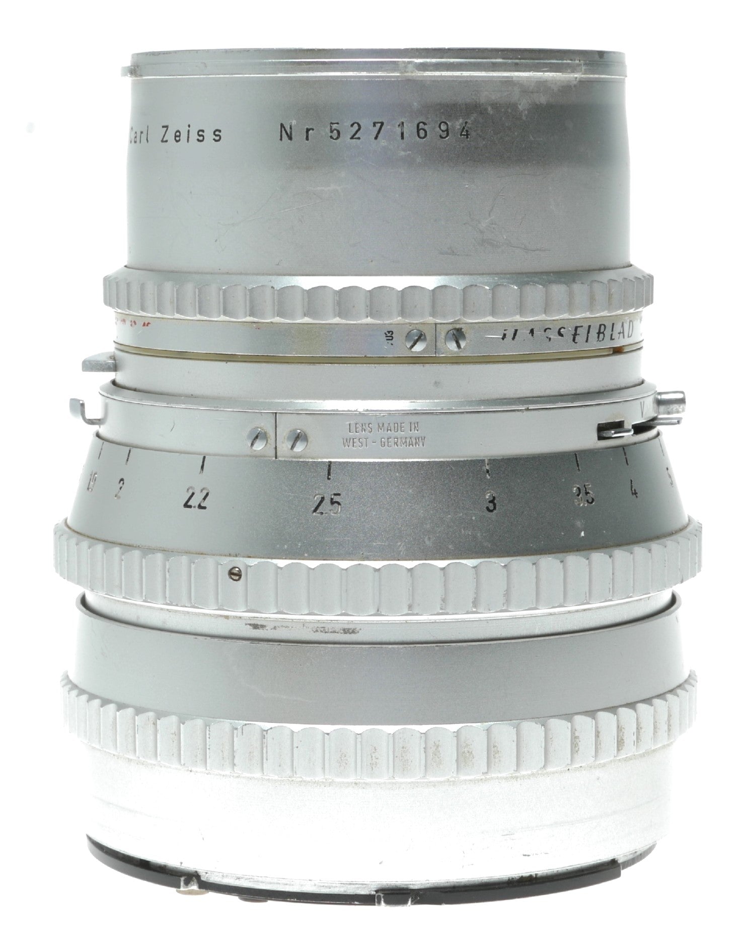 Carl Zeiss Sonnar 150mm f/4 Vintage Lens with Synchro-Compur Shutter, Leitz Made in West Germany - View 9
