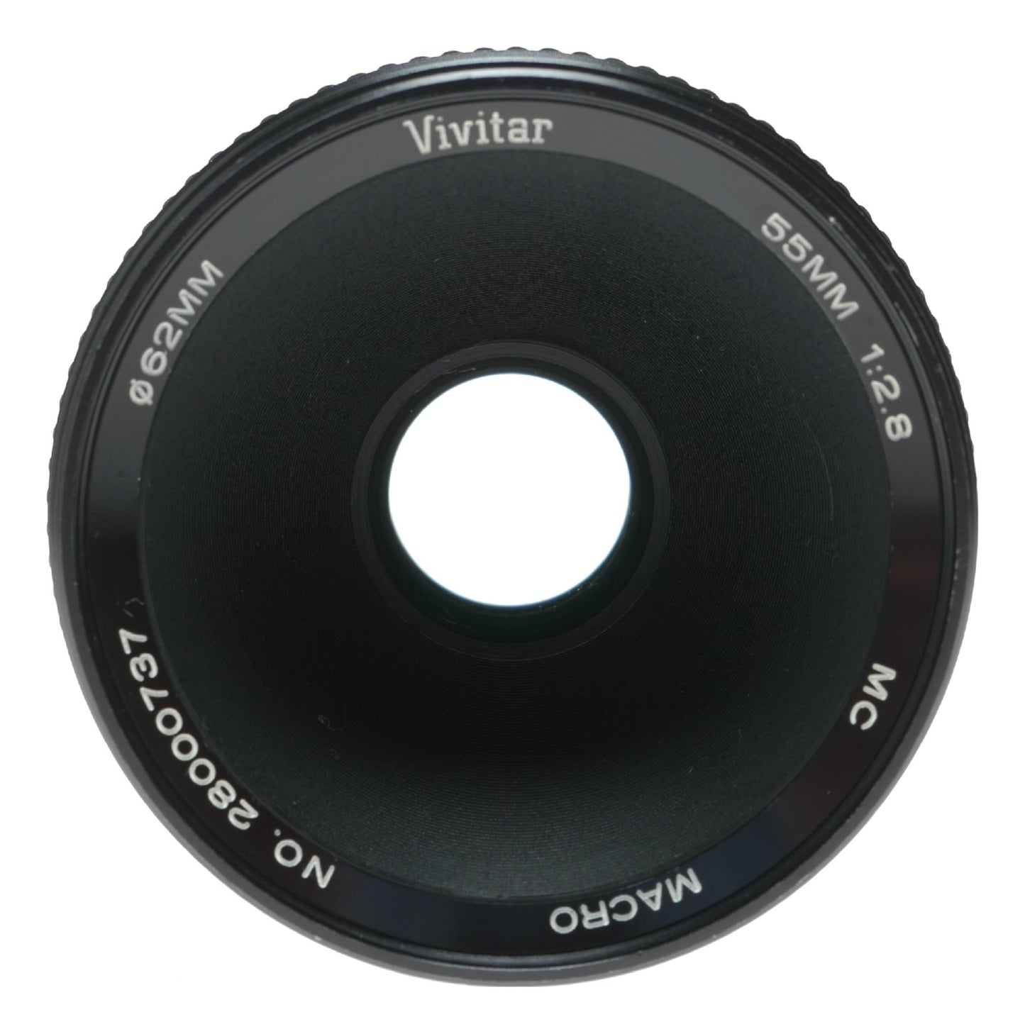 Vivitar 55mm f/2.8 MC Macro Lens with Ø62mm Filter Thread - View 2