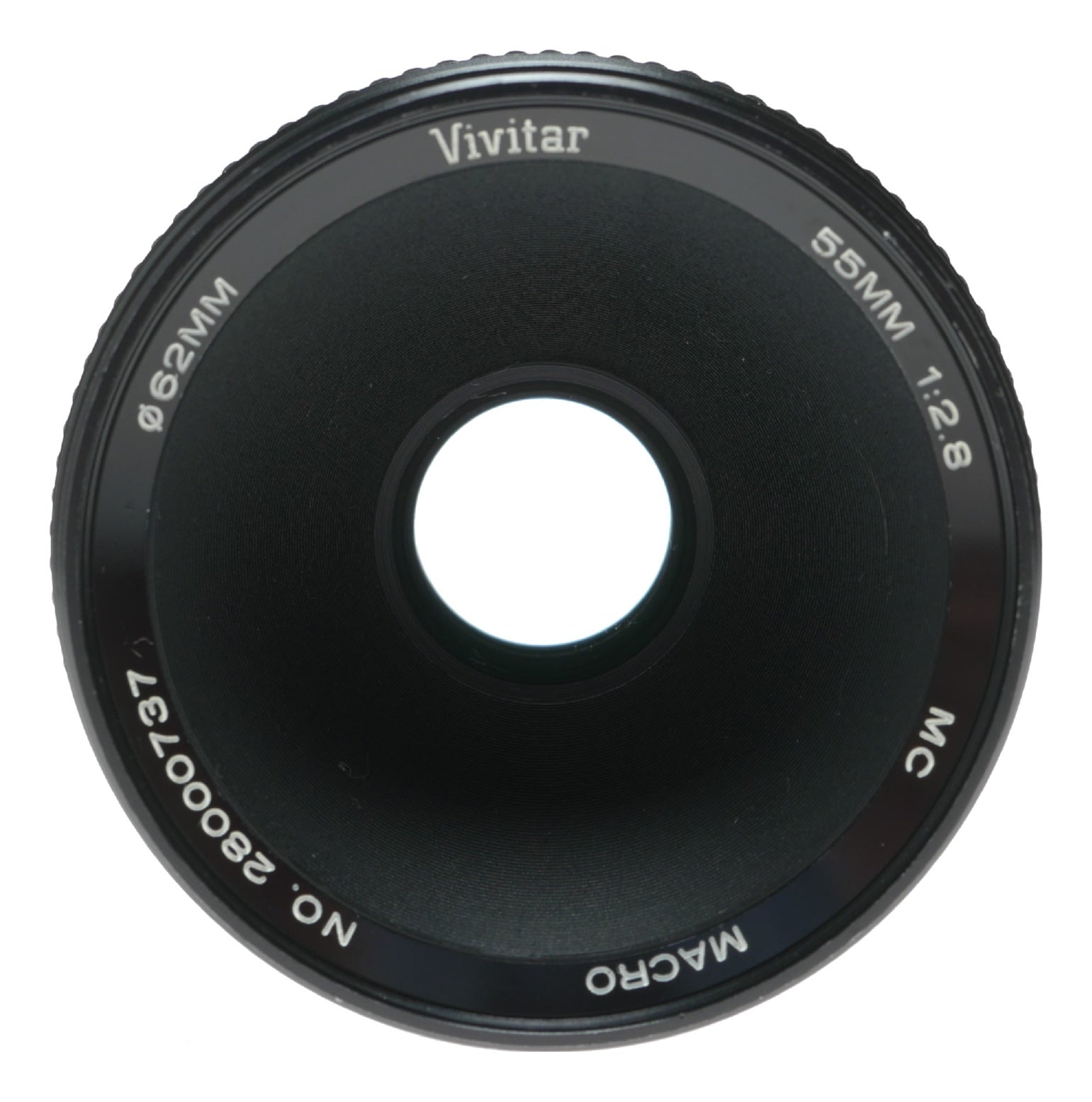Vivitar 55mm f/2.8 MC Macro Lens with Ø62mm Filter Thread - View 2