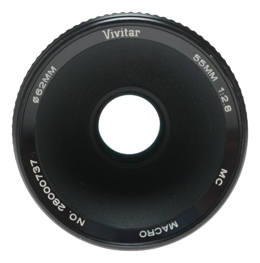 Vivitar 55mm f/2.8 MC Macro Lens with Ø62mm Filter Thread - View 2