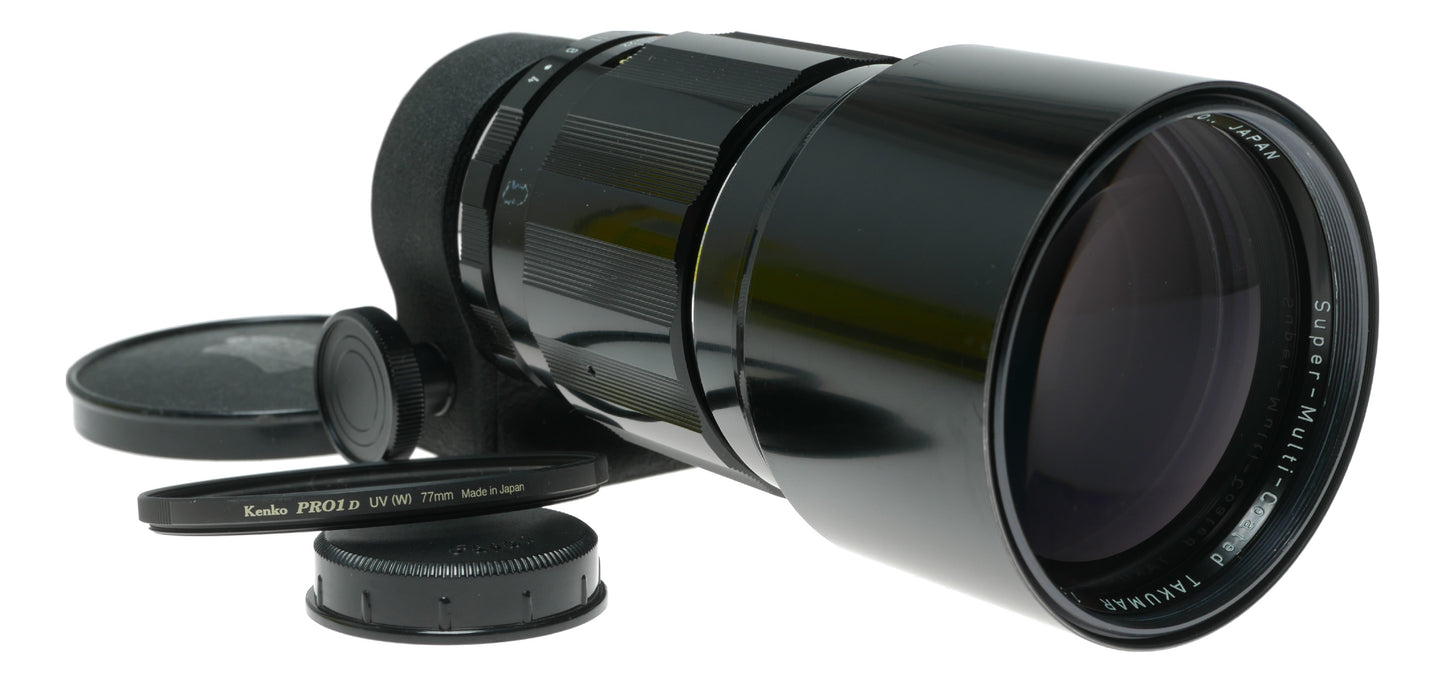 Asahi Opt. Co. Takumar 300mm f/4 Super-Multi-Coated Lens - 77mm Filter Thread, Made in Japan