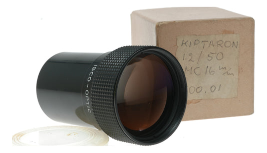 Kiptaron 50mm f/1.2 MC Lens - ISCO-Optic Made in Germany