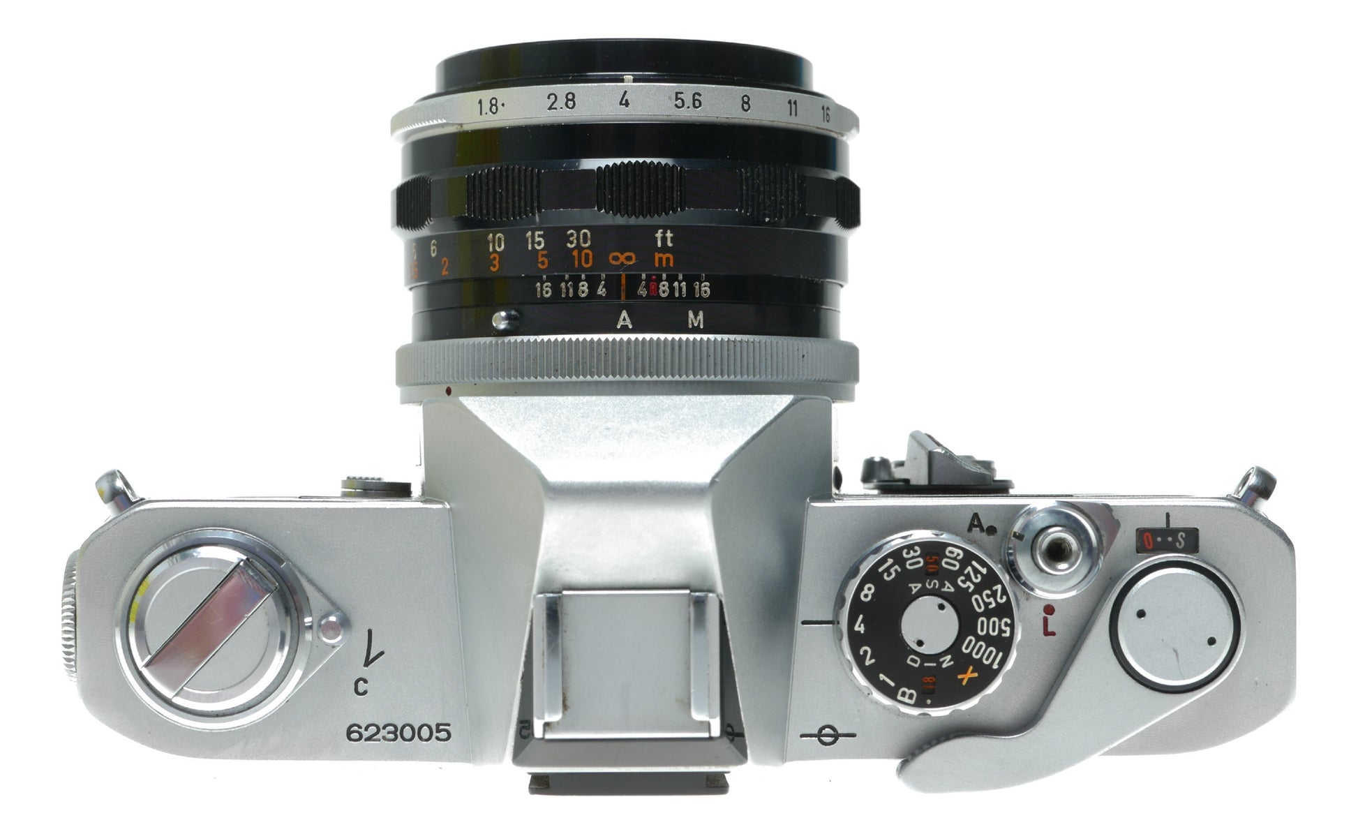Canon FT QL Vintage SLR Camera with Canon 50mm f/1.8 Lens - View 5