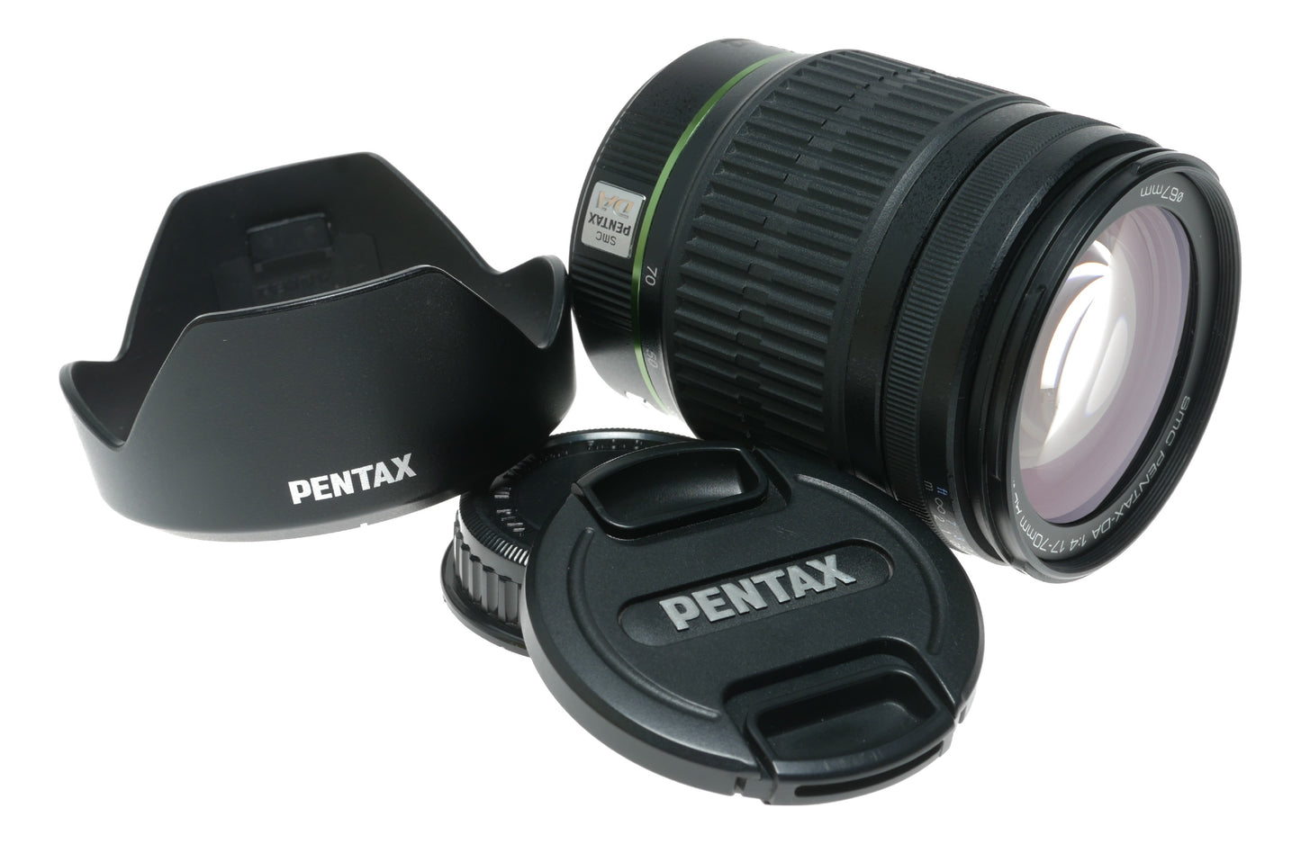 Pentax SMC DA 17-70mm f/4 AL (IF) SDM Lens for Pentax DSLR Cameras with PH-RBM 67mm Lens Hood
