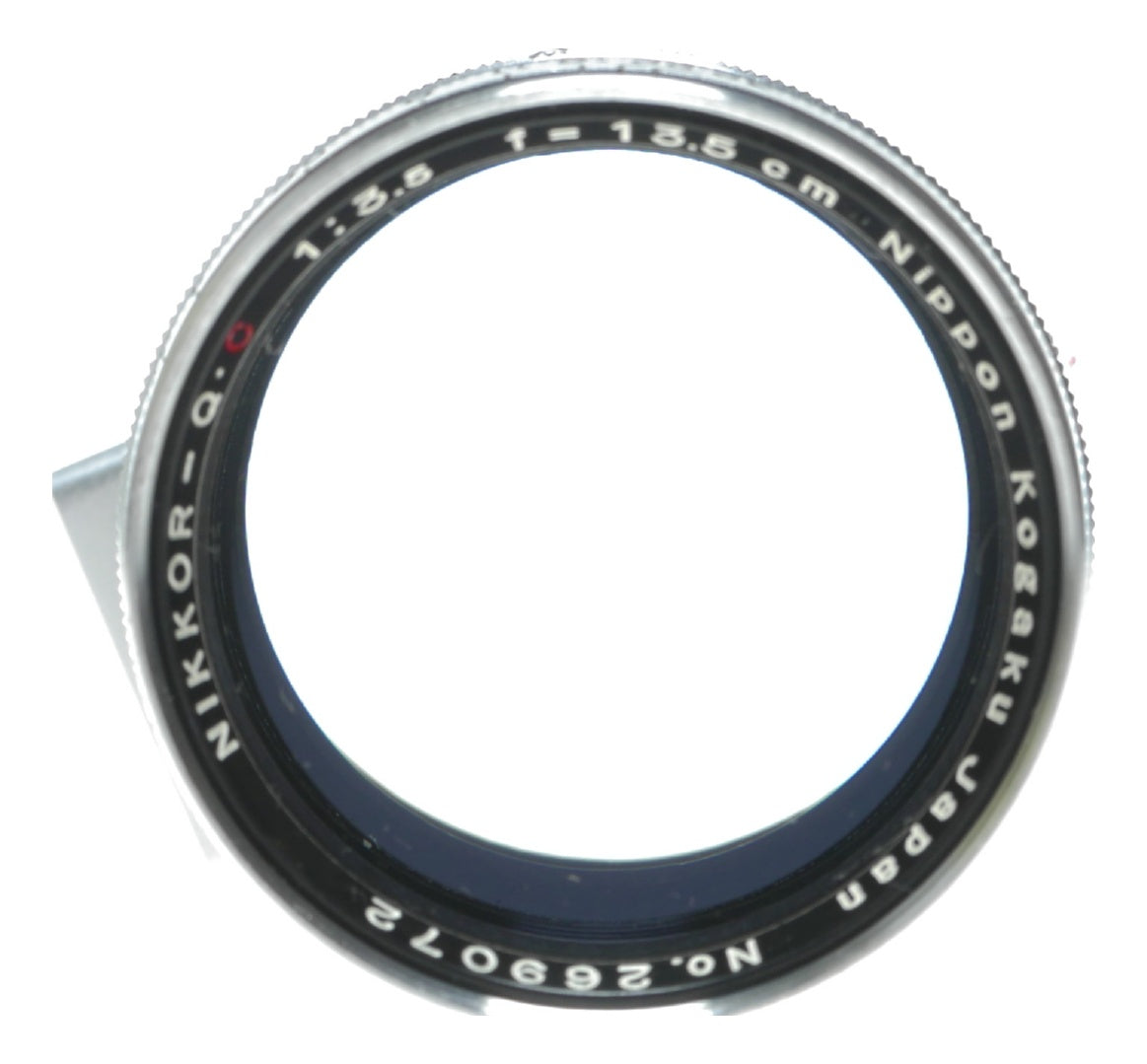 Nikon Nikkor-Q 135mm f/3.5 Vintage Prime Lens from Nippon Kogaku Japan - View 2