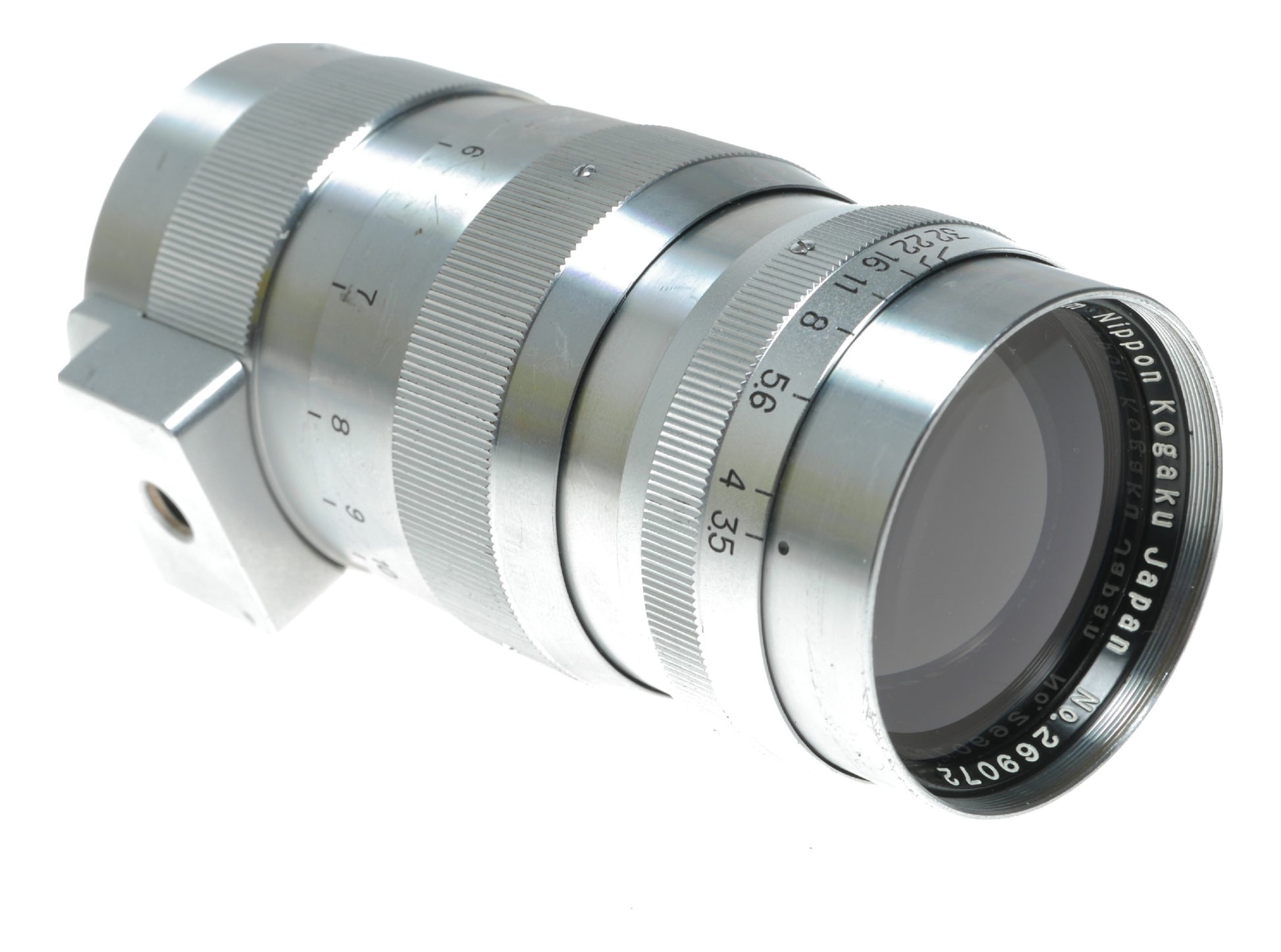 Nikon Nikkor-Q 135mm f/3.5 Vintage Prime Lens from Nippon Kogaku Japan - View 3