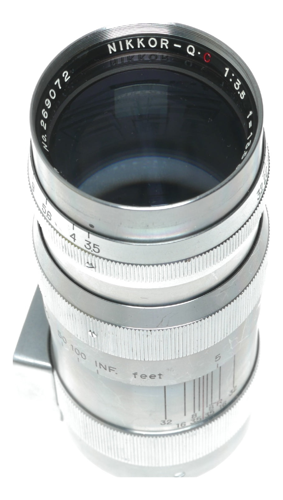 Nikon Nikkor-Q 135mm f/3.5 Vintage Prime Lens from Nippon Kogaku Japan - View 8