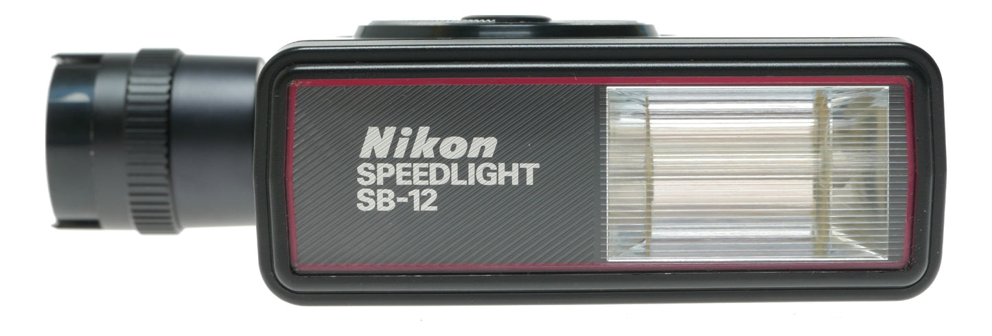 Nikon SB-12 Speedlight Flash Unit - Vintage Japanese Camera Accessory - View 2