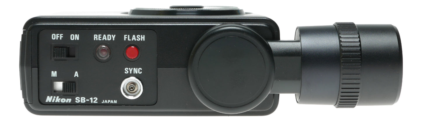 Nikon SB-12 Speedlight Flash Unit - Vintage Japanese Camera Accessory - View 3