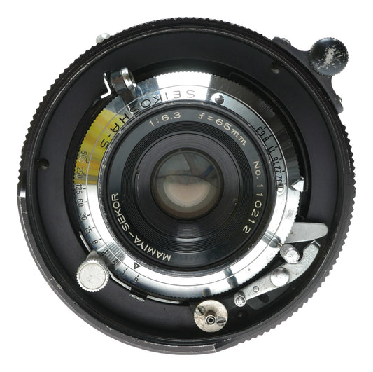Mamiya-Sekor 65mm f/6.3 Vintage Lens for Seikosha-S Camera, Made in Japan