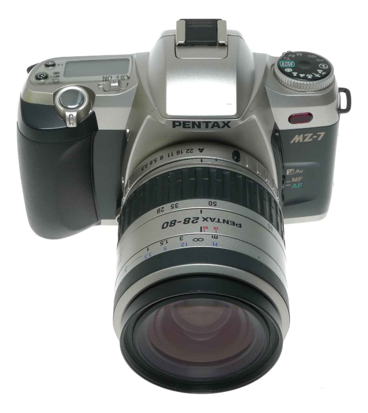 Pentax MZ-7 Vintage SLR Film Camera with Pentax FA 28-80mm f/3.5-5.6 Lens - View 4