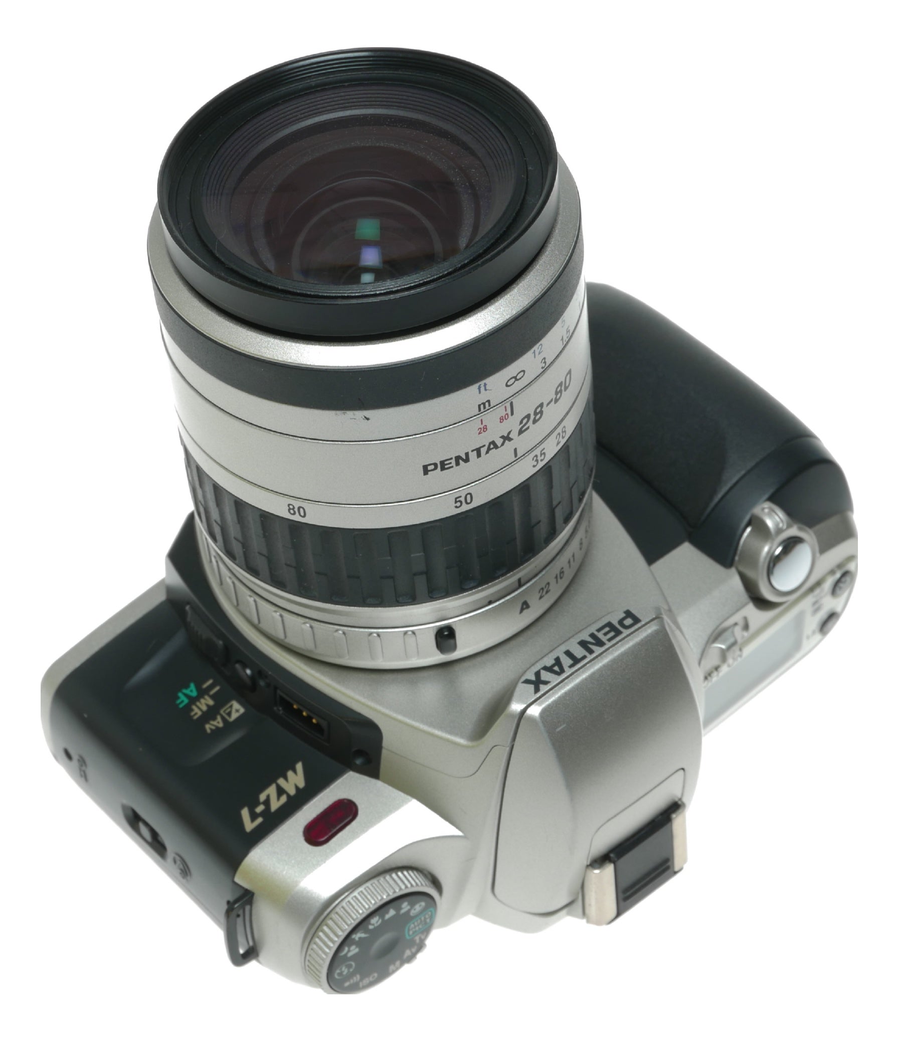 Pentax MZ-7 Vintage SLR Film Camera with Pentax FA 28-80mm f/3.5-5.6 Lens - View 11
