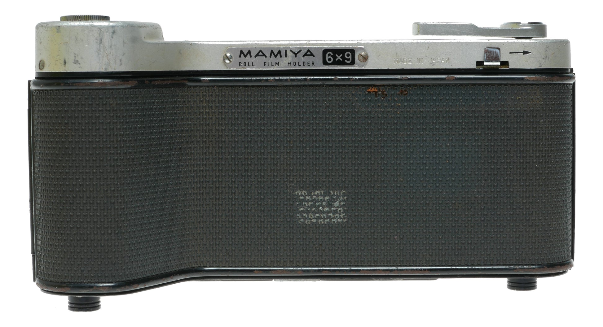 Mamiya Press Vintage Roll Film Holder for 6x9 cm and 8x4.5 cm Formats on 120 Film, Made in Japan - View 2