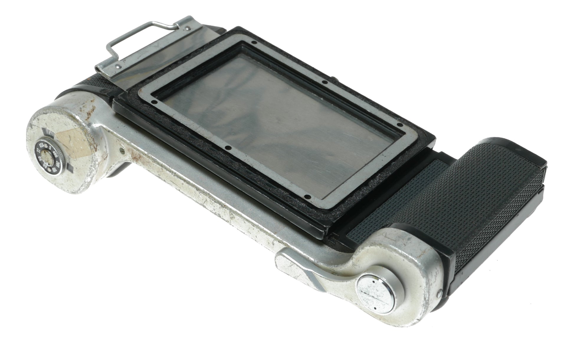 Mamiya Press Vintage Roll Film Holder for 6x9 cm and 8x4.5 cm Formats on 120 Film, Made in Japan - View 6