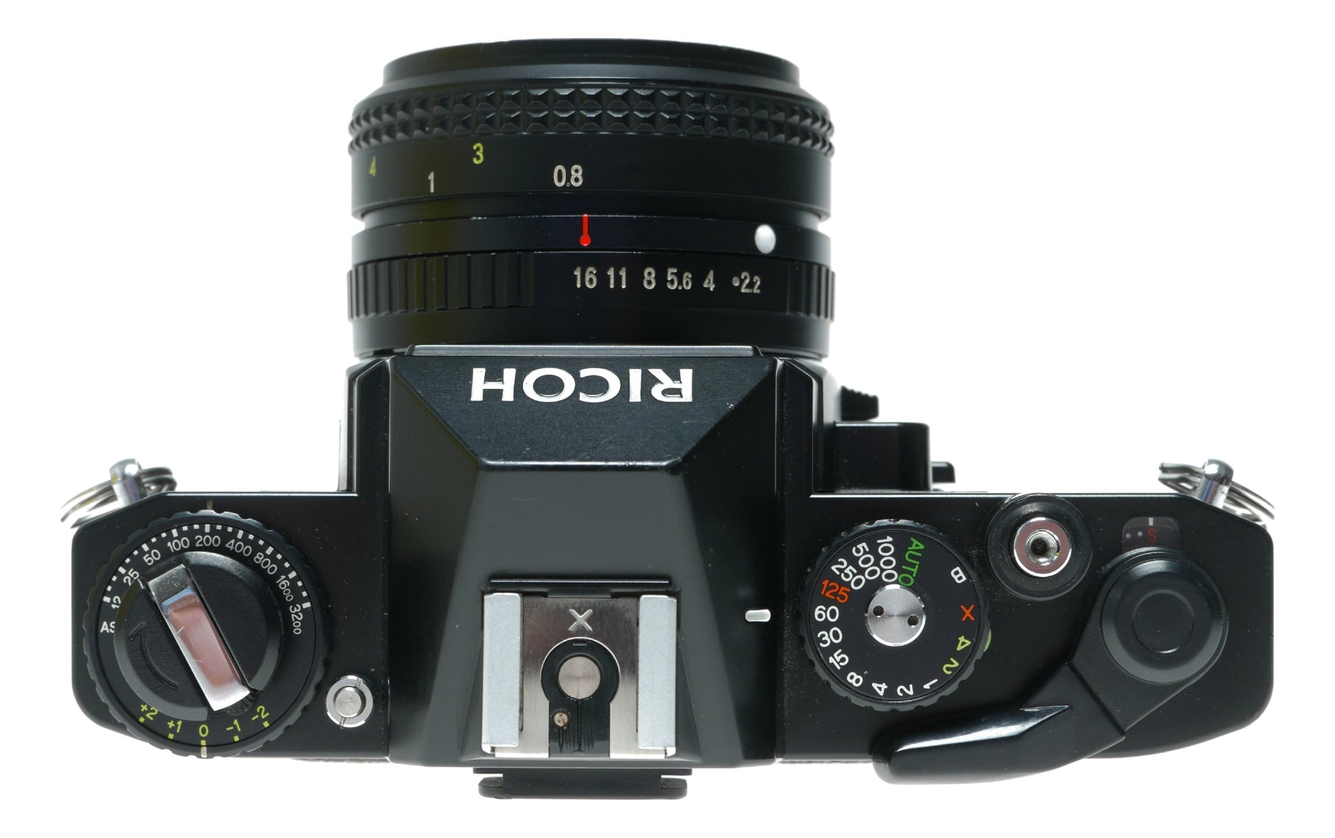 Ricoh KR-10 Vintage SLR Camera with XR Rikenon 55mm f/2.2 Lens - View 5