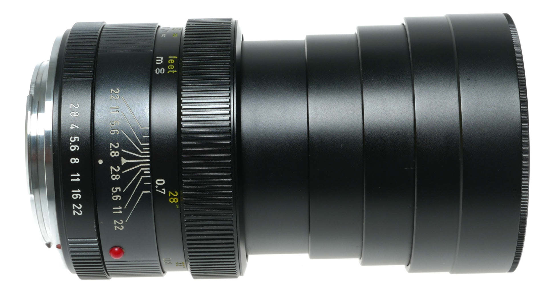 Leicaflex ELMARIT-R 90mm f/2.8 Vintage SLR Camera Lens by Leitz Wetzlar - View 12