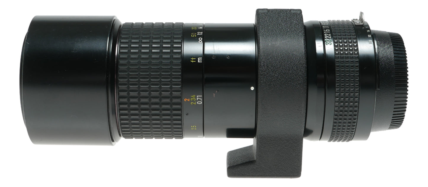 Nikon Micro-Nikkor 200mm f/4 Manual Focus Lens - View 11