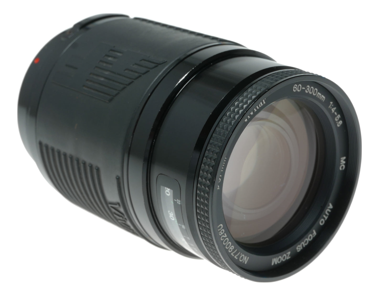 Vivitar 60-300mm f/4-5.6 MC Auto Focus Zoom Lens with Hoya Skylight 1B Filter, 67mm, Made in Japan, Licensed by Minolta - View 2