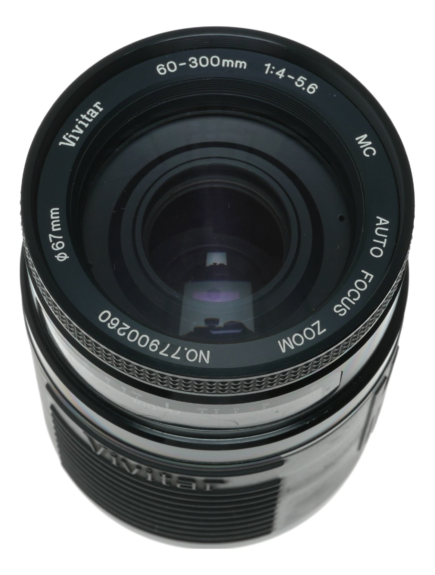 Vivitar 60-300mm f/4-5.6 MC Auto Focus Zoom Lens with Hoya Skylight 1B Filter, 67mm, Made in Japan, Licensed by Minolta - View 9