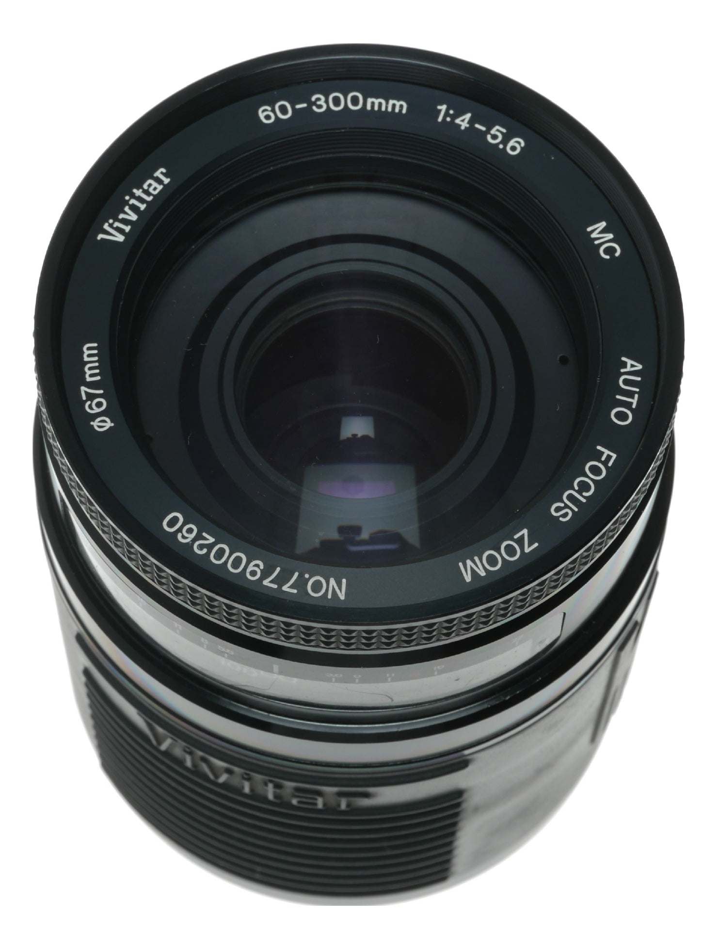 Vivitar 60-300mm f/4-5.6 MC Auto Focus Zoom Lens with Hoya Skylight 1B Filter, 67mm, Made in Japan, Licensed by Minolta - View 9