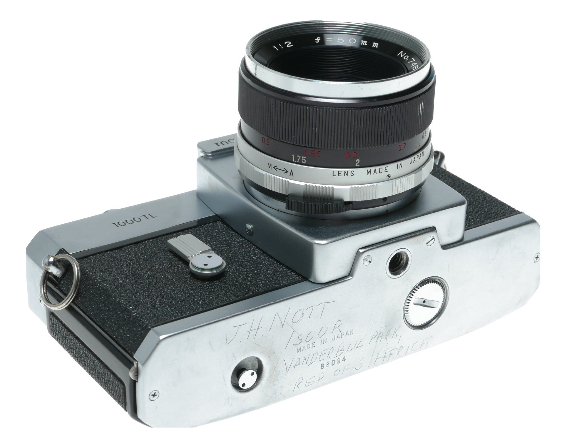 Mamiya-Sekor 1:1.2 f=50mm Vintage SLR Camera - Made in Japan - View 10