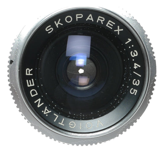Voigtländer Skoparex 35mm f/3.4 Vintage Lens Made in West Germany - View 3