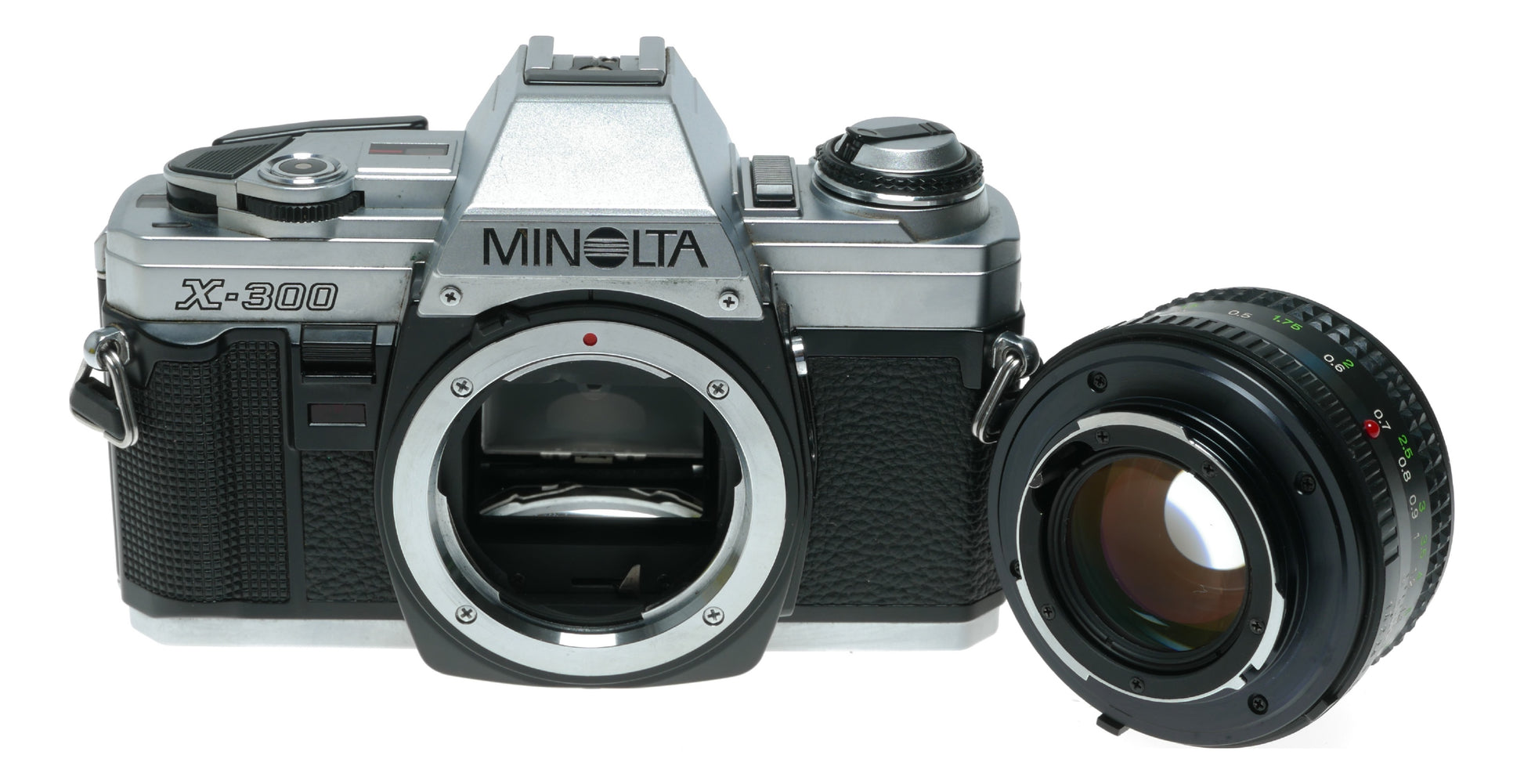 Minolta X-300 Vintage SLR Camera with Minolta MD Rokkor 50mm f/1.4 Lens - View 12